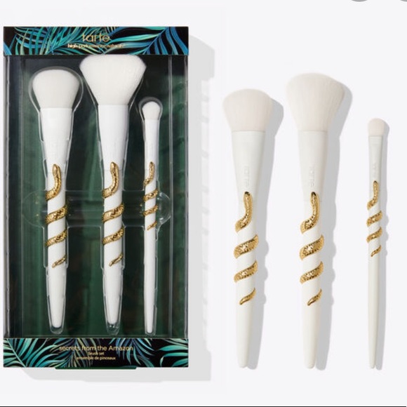 Tarte Secrets from the Amazon Brush Set Trio BNIB - Picture 2 of 14